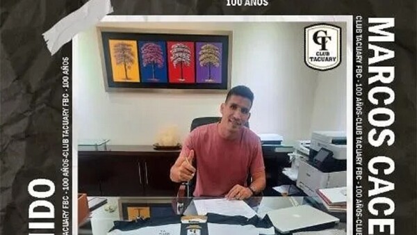 Tacuary anuncia la incorporación de Marcos Cáceres