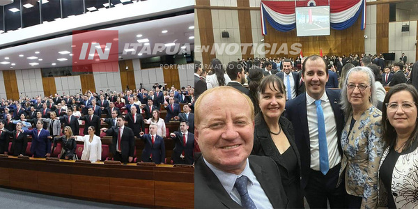 CARLOS PEREIRA INICIÓ SU PERIODO COMO PARLAMENTARIO CON GRANDES ESPERANZAS - Itapúa Noticias