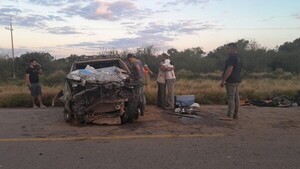 Tres heridos tras accidente de una camioneta en zona del Transchaco Rally