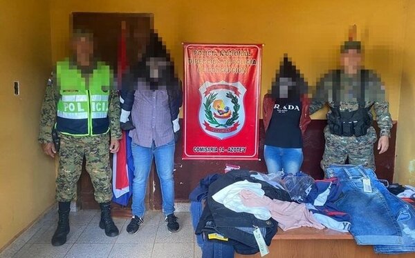 Detuvieron a dos personas que habrían cometido varios robos en Azotey