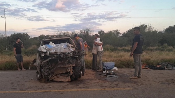 Aparatoso accidente en zona del Transchaco Rally - Noticias Paraguay