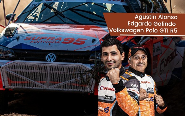 Agustín Alonso se coronó como el mejor del Transchaco Rally 2023