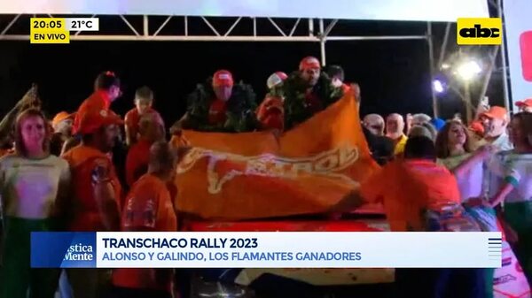 Transchaco Rally 2023: Agustín Alonso y Edgardo Galindo son los flamantes ganadores - Periodísticamente - ABC Color