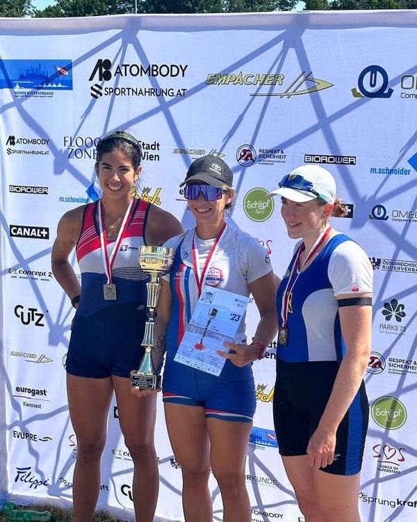 El remo femenino paraguayo luce en el podio en Viena - La Tribuna