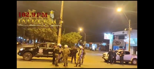 Policía detuvo a dos menores durante despeje sobre la avenida Fernando de la Mora - Radio Imperio