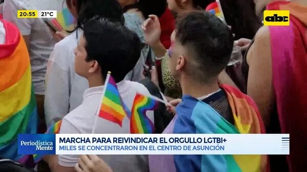 Video: Marcha para reivindicar el orgullo LGBTI+ - Periodísticamente - ABC Color
