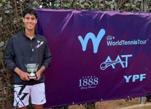 Tenis: Dani Vallejo es subcampeón en Rosario - Polideportivo - ABC Color