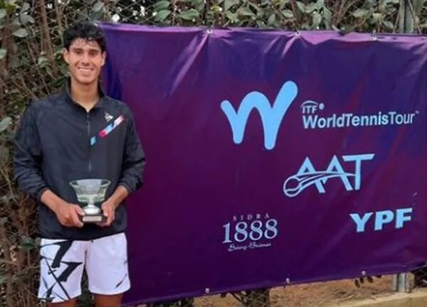 Tenis: Dani Vallejo es subcampeón en Rosario - Polideportivo - ABC Color