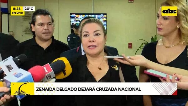 Video: Zenaida Delgado dejará Cruzada Nacional - ABC Noticias - ABC Color