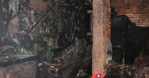 La Nación / Hombre quedó en estado grave tras un incendio