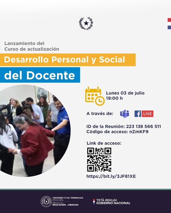 MEC anuncia curso de desarrollo socioemocional para docentes - .::Agencia IP::.