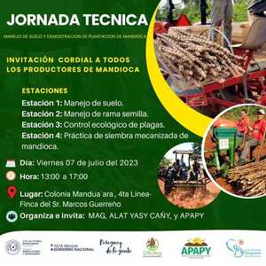INVITACIÓN PARA TODOS LOS PRODUCTORES DE MANDIOCA - La Voz del Norte