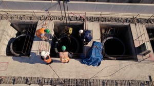 Defensa Costera de Pilar: prosigue equipamiento de la estación de bombeo - .::Agencia IP::.