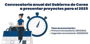 KOICA convoca para la postulación de proyectos a ser financiados por el Gobierno de Corea