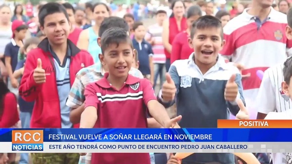 Festival Vuelve a Soñar estará este año en el departamento de Amambay