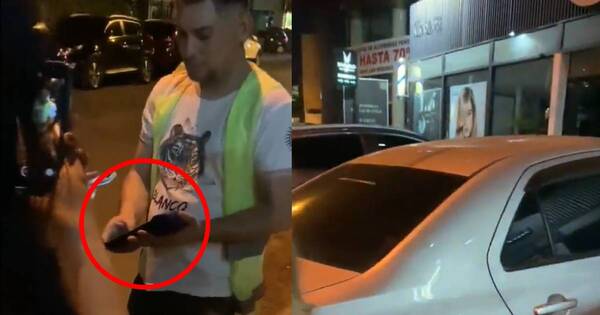 La Nación / Viral: cuidacoche “moderno” cobró con pos