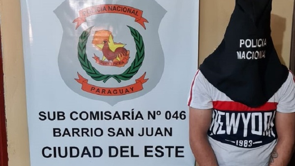 Detienen a sujeto que intentó quemar viva a su expareja - Noticias Paraguay