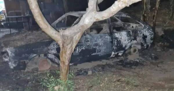 La Nación / Hombre muere calcinado dentro de un vehículo en Fernando de la Mora