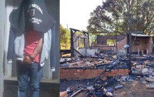 Nativo discutió con su pareja y luego le prendió fuego a la casa en Canindeyú – Prensa 5