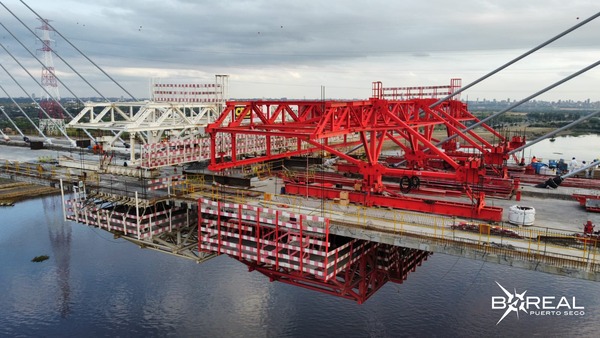 Puente Héroes del Chaco: a dos metros para su unión con Asunción - Unicanal