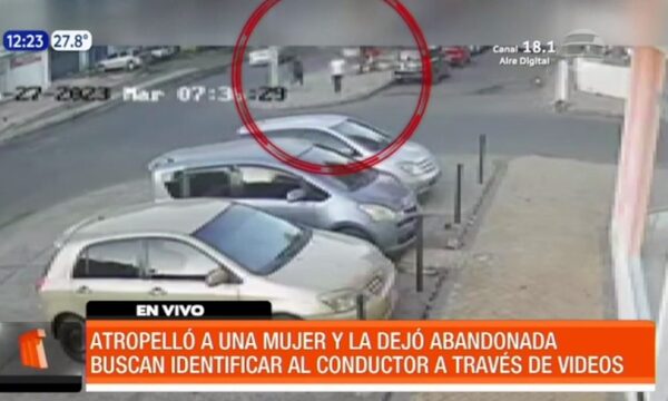Atropelló a una mujer y la dejó abandonada | Telefuturo