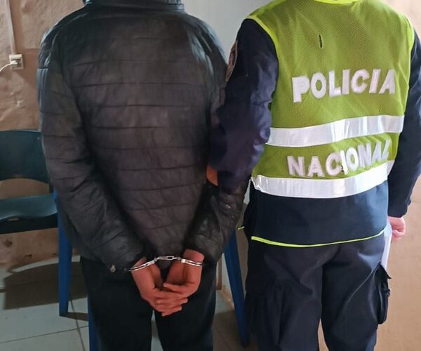 Detienen a sindicado de robar moto