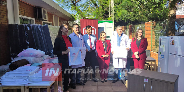 LA UNAE HIZO ENTREGA DONACIONES AL HOSPITAL REGIONAL DE ENCARNACIÓN - Itapúa Noticias