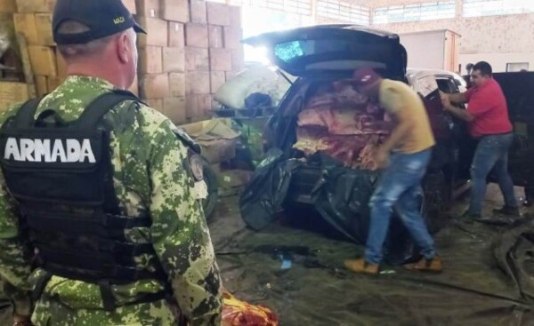 Tres Fronteras: Incautan vehículos que transportaban carne vacuna