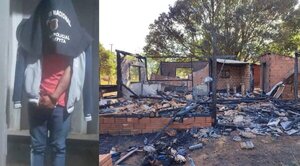 Canindeyú: nativo discutió con su pareja y luego le prendió fuego a la casa