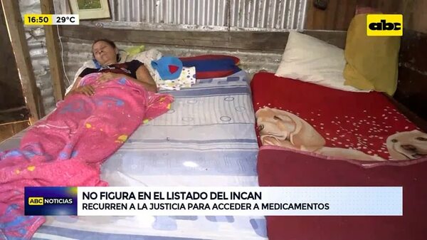 Video: Costoso medicamento no está en lista del Incan - ABC Noticias - ABC Color