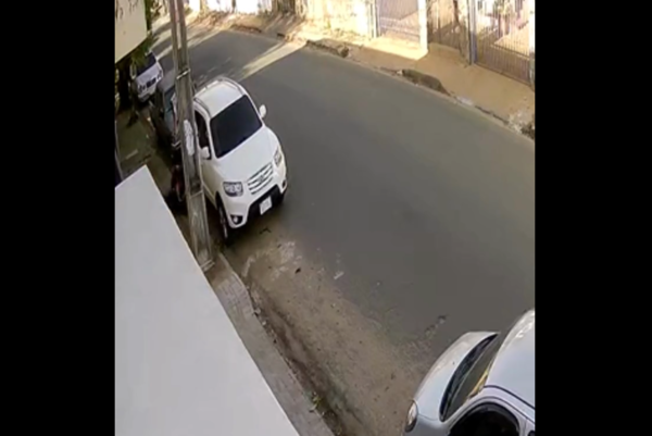 (VIDEO) Custodia de viuda de Marcelo Pecci herida tras intento de asalto