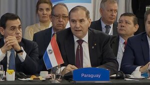 Canciller reiteró oposición paraguaya a peaje en la hidrovía en reunión del Mercosur