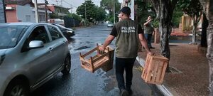 Cuidacoches anuncian que estacionamiento tarifado acabará con reservas de espacios con cajas - Nacionales - ABC Color