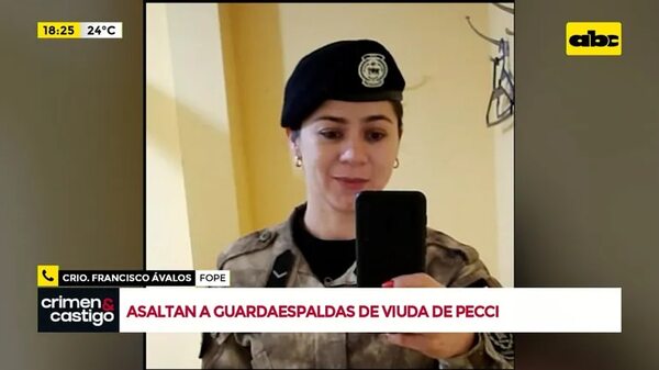Video: Guardaespaldas de la viuda de Pecci fue herida tras un asalto - Crimen y castigo - ABC Color