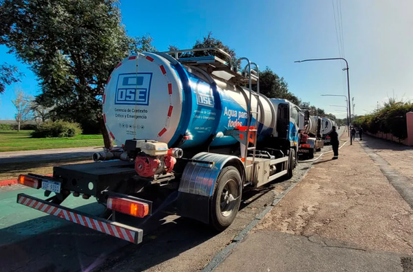 Sequía en Montevideo hace que salga agua salada de las canillas