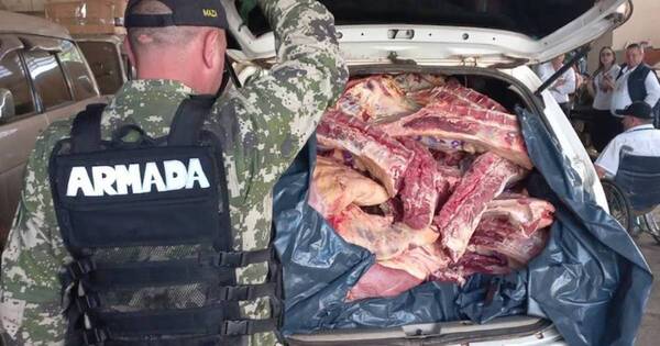 La Nación / Decomisaron 6 mil kilos de carne