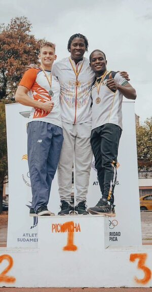 Lars Flaming conquista plata en el GP de atletismo en Ecuador - Polideportivo - ABC Color