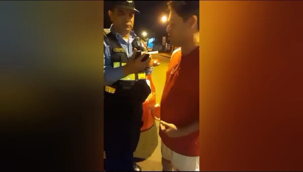 Ebrio circulaba en zig zag y terminó preso