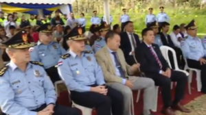 Palada inicial de la nueva sede de la comisaría 3ra en Luque - C9N