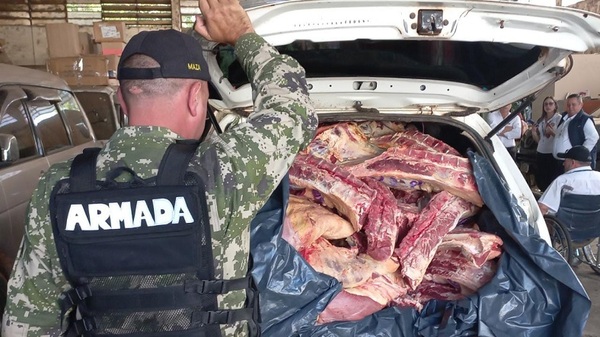 Incautan 6 toneladas de carne de contrabando - Noticias Paraguay