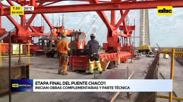 Video: Inician obras complementarias y parte técnica del puente Chaco’i  - ABC Noticias - ABC Color
