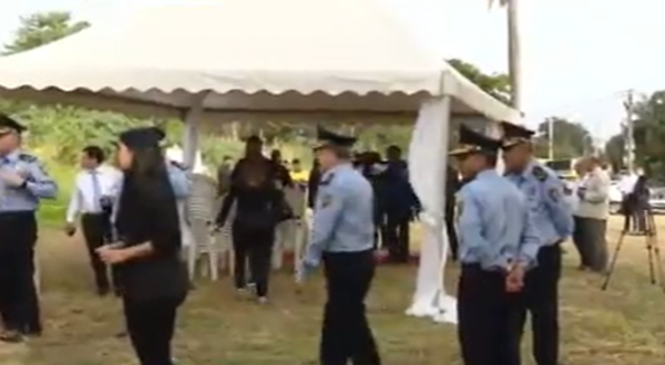 Palada inicial de la nueva sede de la comisaría 3ra en Luque - C9N