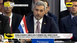 Mario Abdo: ‘’Siempre he buscado darle voz al sufrido pueblo venezolano’' - ABC Noticias - ABC Color
