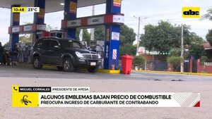 Video: Algunos emblemas bajan precio de combustible  - ABC Noticias - ABC Color