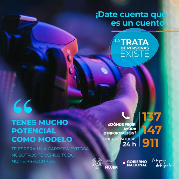 Ministerio de la Mujer busca prevenir y evitar que más personas sean víctimas de trata de personas