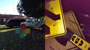 Policía detiene a supuestos ladrones de carteles de señalización en Uru Sapukai