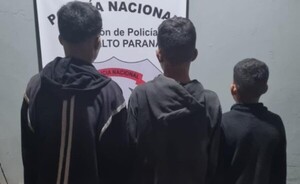 Hermanos de 18, 15 y 14 años intentaron robar con machete en manos