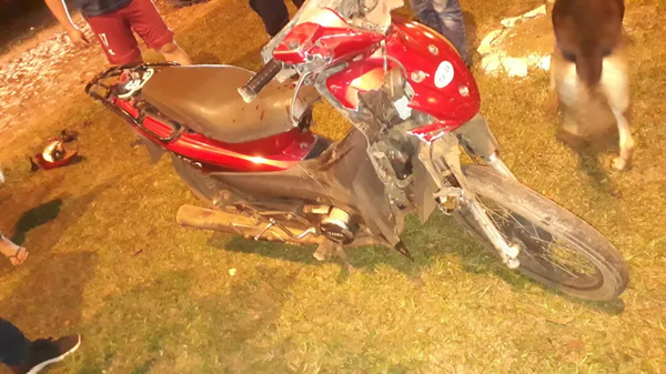 Niño de dos años muere tras choque frontal de motocicletas - Noticiero Paraguay