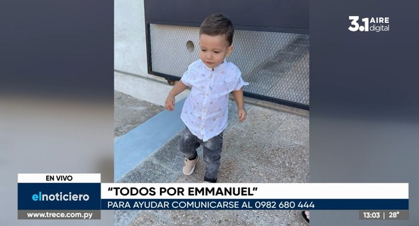Niño con rara enfermedad necesita ayuda para costear cirugía - trece