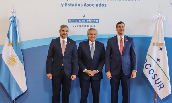 Mario Abdo y Lacalle Pou denuncian la inhabilitación de Corina Machado en Venezuela